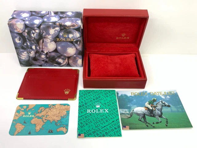 Rolex OYSTER PERPETUAL DATEJUST VINTAGE BOX FULL SET SMALL