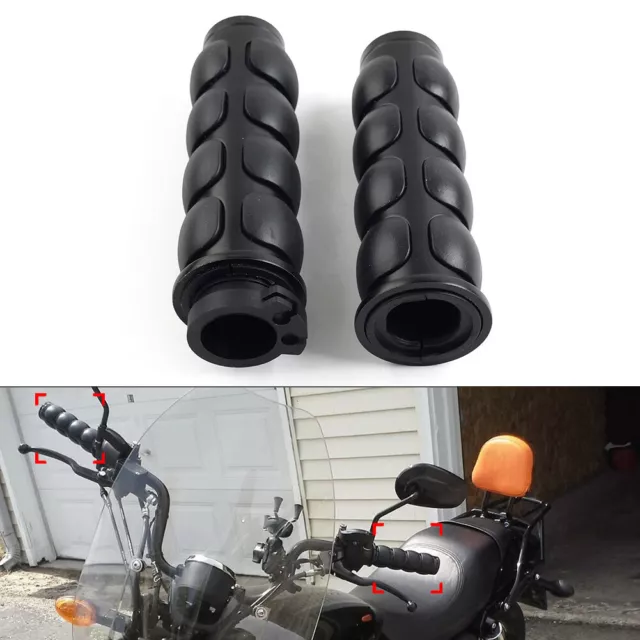1" Motorrad-Lenker-Handgriffe für Harley Cruiser für Yamaha