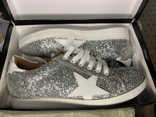 DUNE LONDON EDRIS Leopard Print Trainers With Red Glitter Star Size 7 40 0.99 PicClick UK