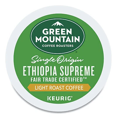Green Mountain Coffee Ethiopian Supreme K-Cups, 24/box GMT8488 KEURIG DR PEPPER