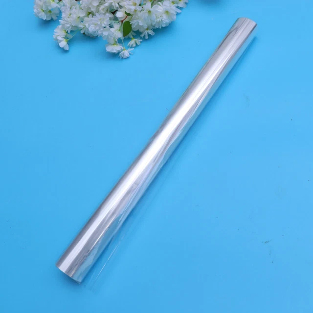 Papier Transparent Emballage (Motif De Flocon De Neige) - 40cm X 30m Papier Cadeau Transparent Pour Emballage Cadeau, Paniers Garnis, Arrangements Floraux, Cadeaux De Noël (1 Rouleau