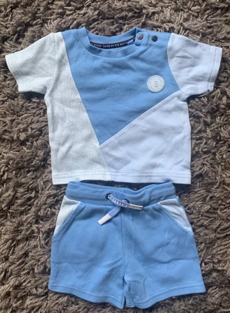 TED BAKER Baby Boys Top Shorts Outfit/Set size 0-3 months NEXT, Summer