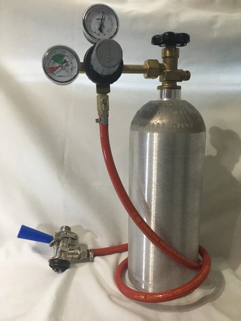 TapRite CO2 Beer Regulator Pressure Tap Primary Double Gauge CO2 Regulator & Tap