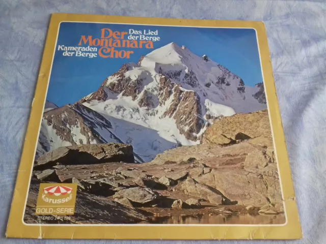 LP Der Montanara Chor Kameraden der Berge  Das Lied der Berge