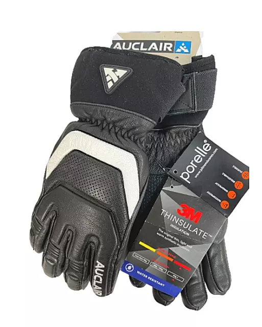 Auclair Vampire Leather Gloves 2022 NWT Size S,M,L,XL Ski Snowboard Black