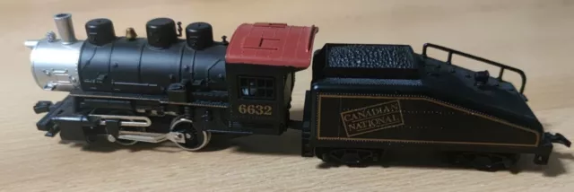 *MODEL POWER H0*Dampflokomotive  6632*Canadian National*(Ohne OVP)(Ki2)(2)