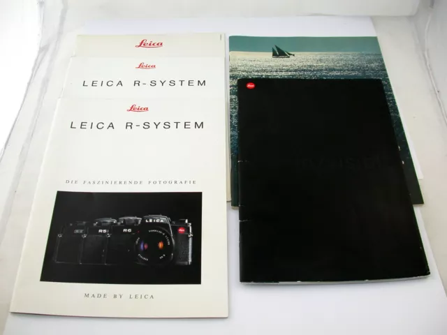 Lot Prospekt leaflet Leica R-Objektive R-System  /21