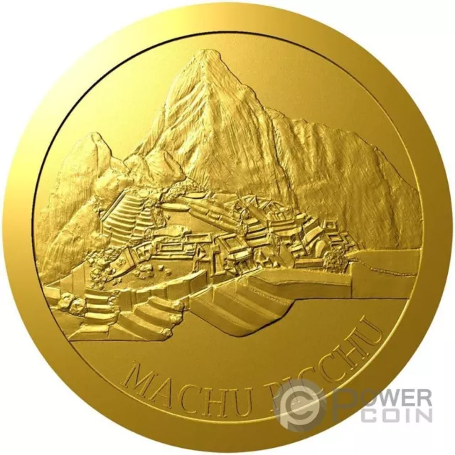 MACHU PICCHU Seven Wonders of the Ancient World 1/10 Oz Gold Coin 5$ Niue24