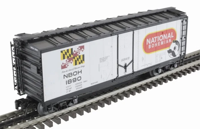 Atlas O 3-Rail National Bohemian Beer 40’ Plug Door Boxcar! O Scale Natty Bo