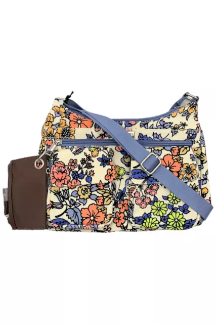 Samantha Brown To-Go Double Pocket Hobo Daisy Floral