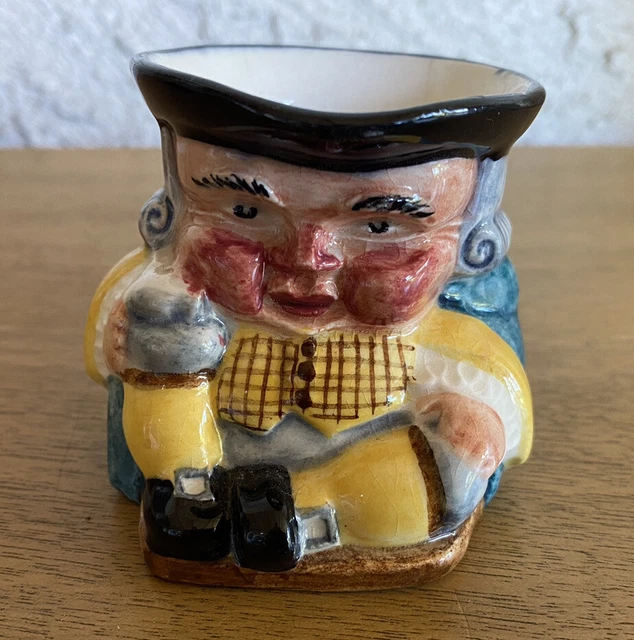 Vtg Clarice Cliff Philpotts Mini Toby Creamer Newport Pottery England 2-1/8in T