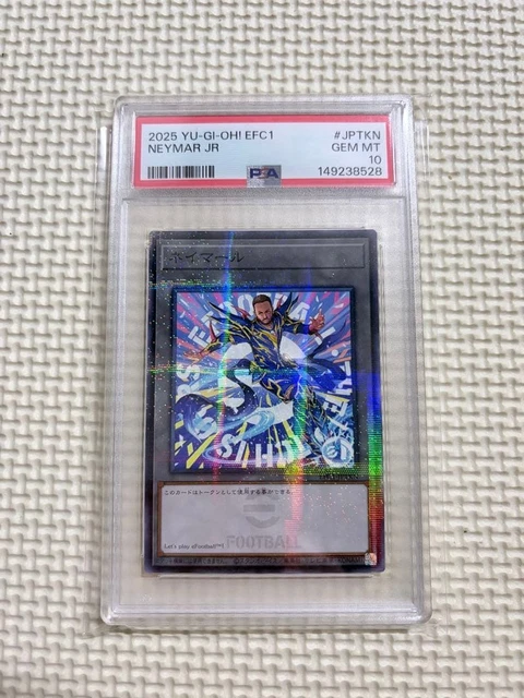 PSA 10 NEYMAR Jr Yu-Gi-Oh! Tarjeta japonesa EFC1 EUR 159,40