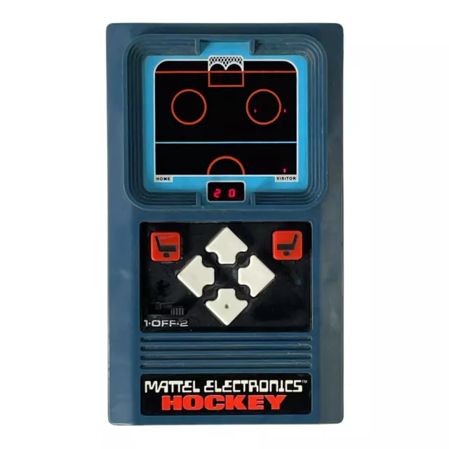 1978 Mattel Electronics Hockey Handheld Portable Video Game - Works