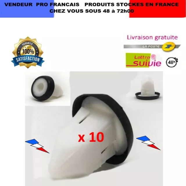 10 Clips Agrafe Ecrou Etanchéité VW Golf4  Audi A4 N10516801