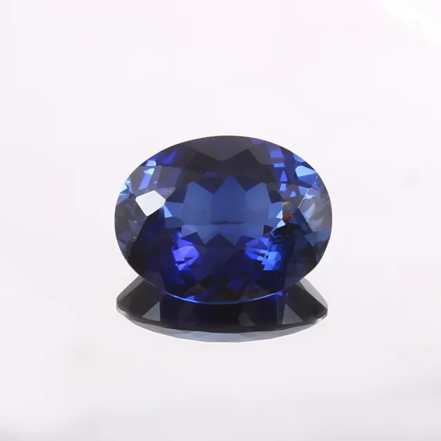 AAA 5.20 CT Naturel Ceylan Bleuet Bleu Saphir Ovale Libre Pierre Précieuse Coupe