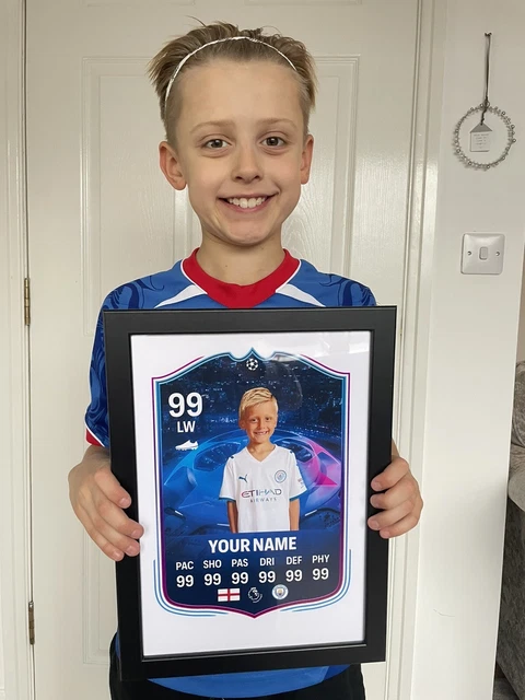 Personalised Fifa Ultimate Team Card, FUT 23 Custom Printed Foamex Card  Icon etc