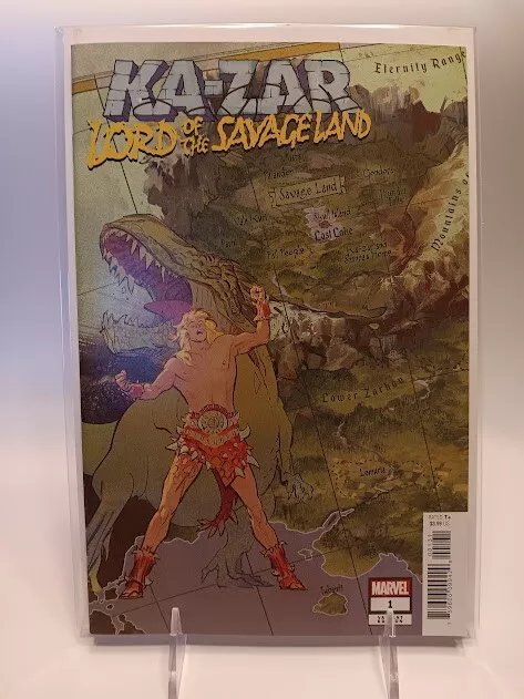 KA-Zar Lord of the Savage Land #1 Land Map Variant (Marvel Comics November 2021)