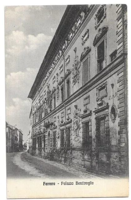 CARTOLINA DI FERRARA, PALAZZO BENTIVOGLIO non viaggiata