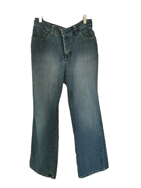 CROFT & BARROW Jeans Women's Size 12 Short Stretch Blue Straight Leg ...