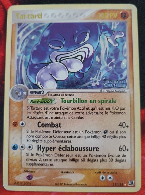 Pokemon - Tartard Holo Reverse 11/115 - Ex Forces Cachées - Titre Or - Fr