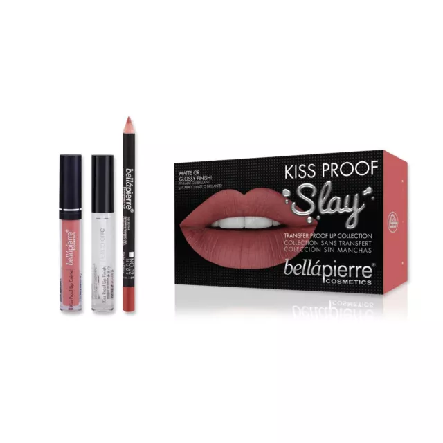 Kiss Proof Slay Kit - 7 Shades - Bellapierre Mineral Makeup - 40s Red