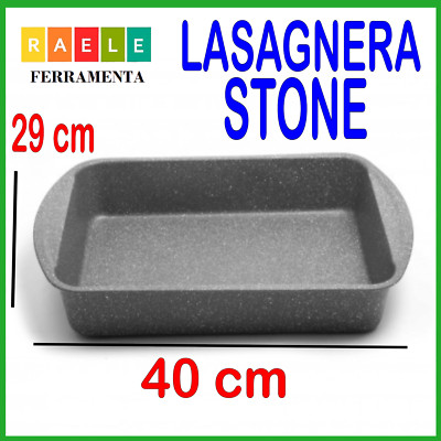 Westinghouse Teglia da Forno Rettangolare Granito Grigio 35 cm Lasagnera 