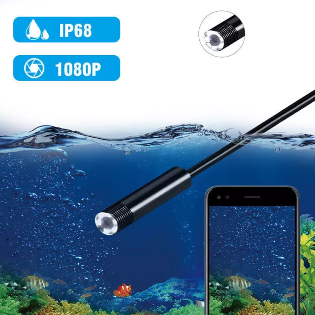 USB Type-C Endoskop Kamera 1080P Inspektion 8 LED Wasserdicht für iOS Android PC 2