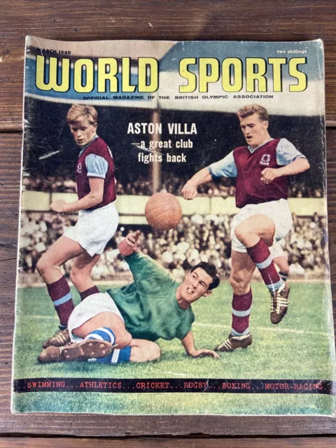 Vintage World Sports Magazine March 1960 Official Magazine Olympic Association