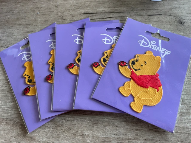 5 Disney Iron on Patches. Winnie the Pooh.