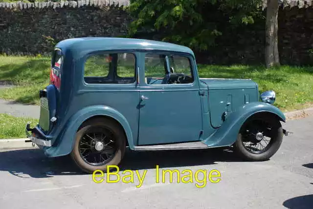 Photo 6x4 Austin Seven Chwilog Austin Seven in the village car park befor c2008