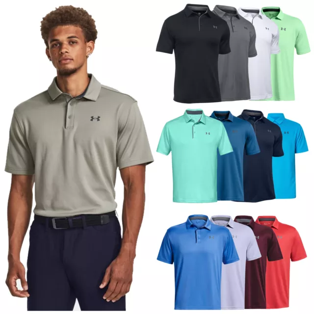 Under Armour Hommes Tech Polo Léger Respirant Extensible Ua Haut Golf