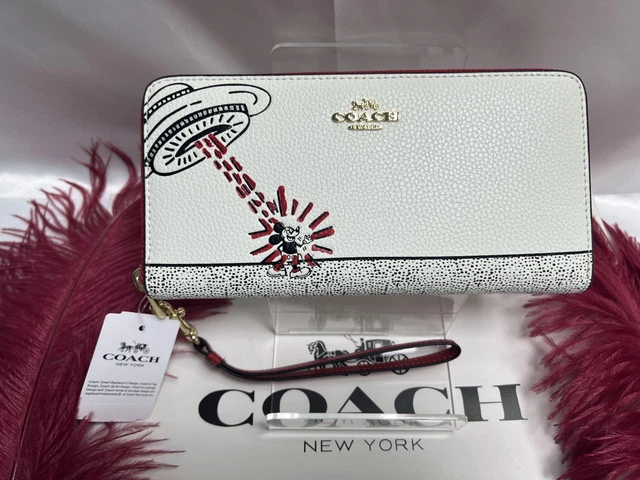 COACH X DISNEY x KEITH HARING Long Wallet Outlet Limited 2022 No