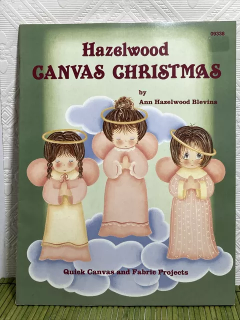 Patrones de pintura decorativa vintage lona de avellana proyectos rápidos de Navidad
