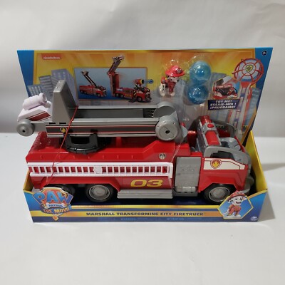 marshall transforming city firetruck