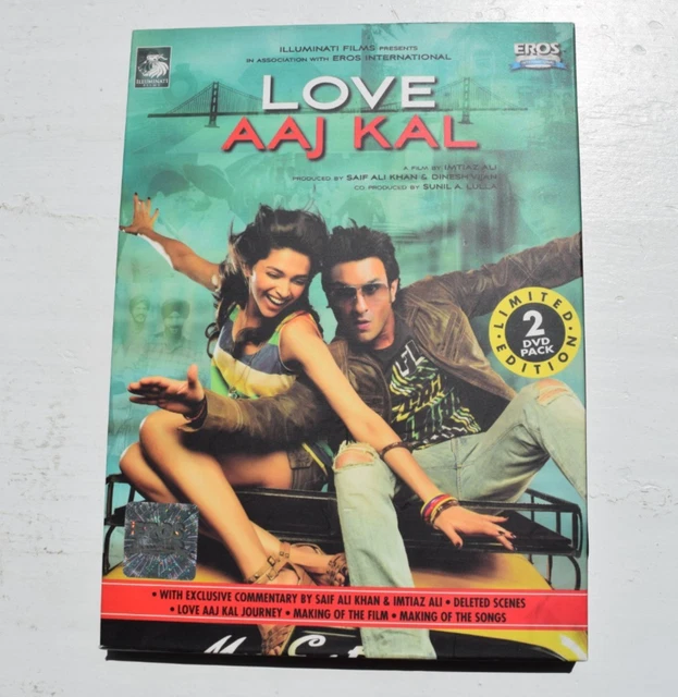 LOVE AAJ KAL 2-DISC BOLLYWOOD DVD saif ali khan, deepika