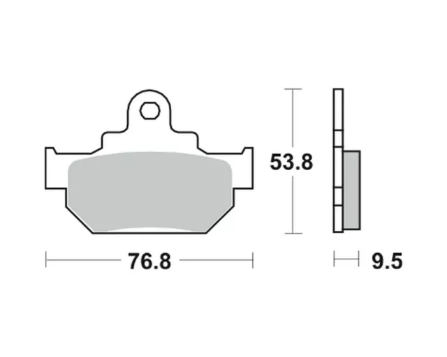 TRW plaquettes de frein MCB551