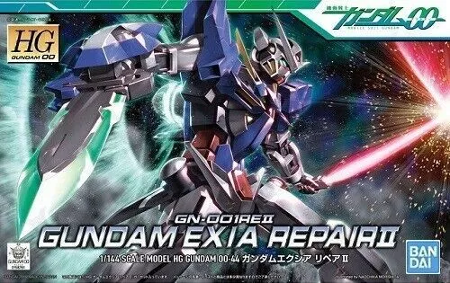 Bandai HG 1/144 GN-001REII GUNDAM EXIA REPAIR II Plastikmodellbausatz...