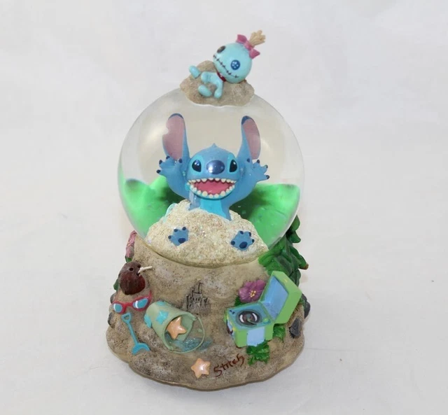 SNOW GLOBE MUSICAL Stitch DISNEYLAND PARIS Lilo et Stitch boule à neige