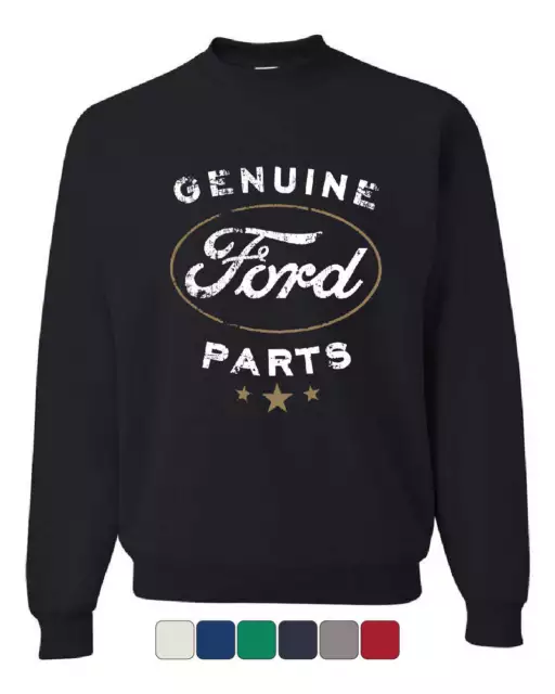 Genuine Ford Parts Sweatshirt Distressed Ford Logo Sweater