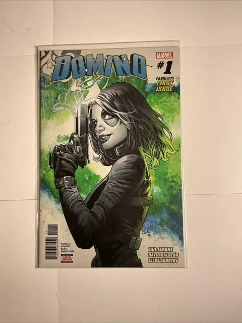 Domino #1 (2018, Marvel Comics), 1st Print NM, Greg Land Cover (combine ship)