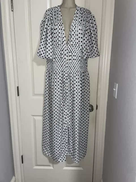 ASOS Design womens polka dot long dress size 14