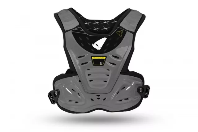 Ufo Pettorina Motocross Reactor Chest Protector Grigio Bp03002