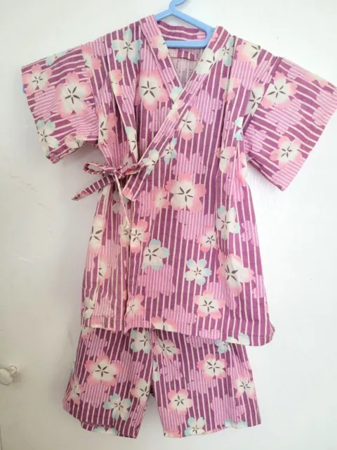 Japanese HAPI COAT & SHORTS SET Size 2T Toddler Girls 100% Cotton FROM JAPAN