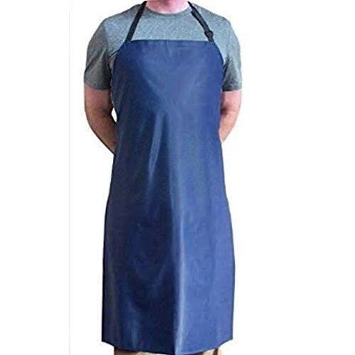 Tuff Apron Blue Heavy Duty Waterproof with Neck Adjuster Durable Long Kitchen...