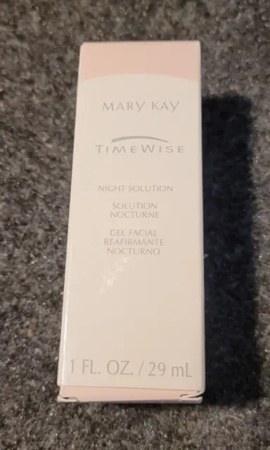 Mary Kay TimeWise NIGHT SOLUTION,  1 fl. oz. 026919 New Boxed Gel Facial A4