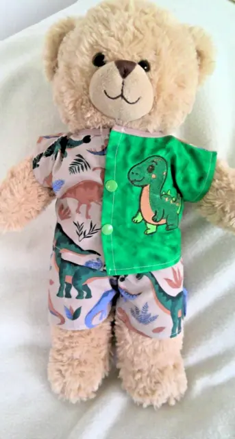 NEW BAB Build a Bear Handmade teddy  clothes to fit 40cm size boys pyjamas