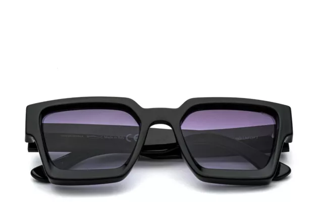 nuovi occhiali da sole brand SARAGHINA model DAMIAN 115LLA nero lucido grigio