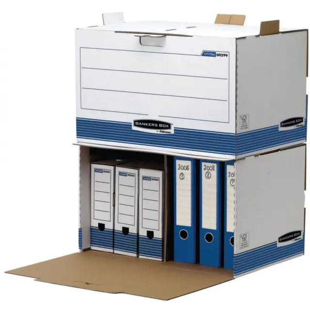 BANKERS BOX SYSTEM Archiv-Container, blau Fellowes 0029901 (0043859578825)