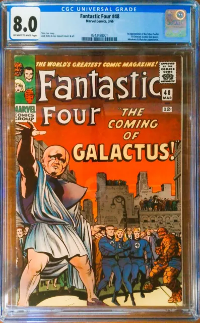 Fantastic Four #48 CGC Graded (8.0)    No Cleaning or Pressing