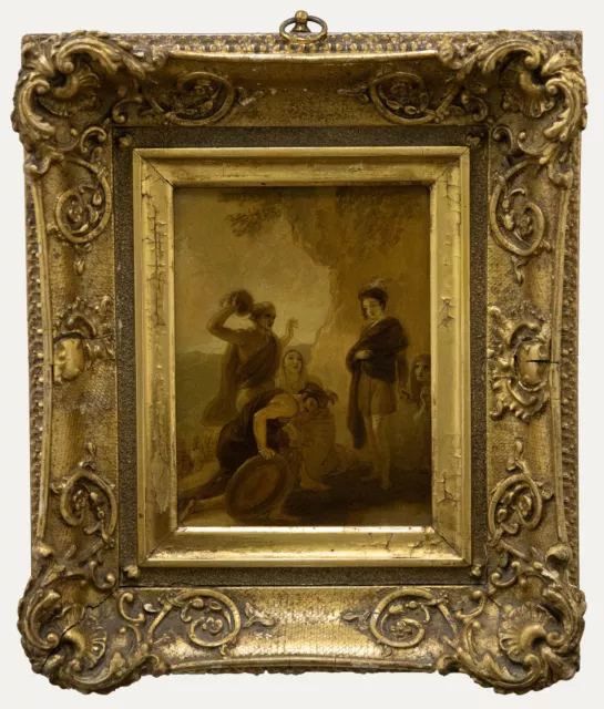 Early 19th Century Oil - Greeting the Prince